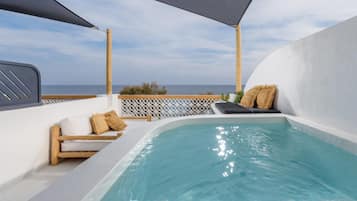 Chambre Deluxe, vue mer (Outdoor Jetted Tub) | Piscine