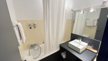 Free toiletries, hair dryer, towels