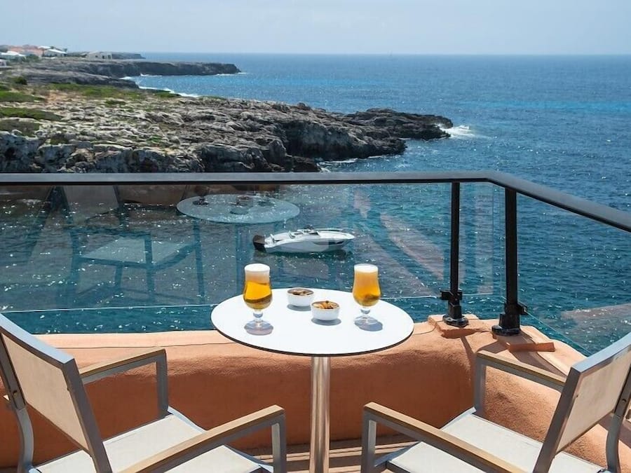 Camera doppia, balcone, vista mare | Vista dalla camera