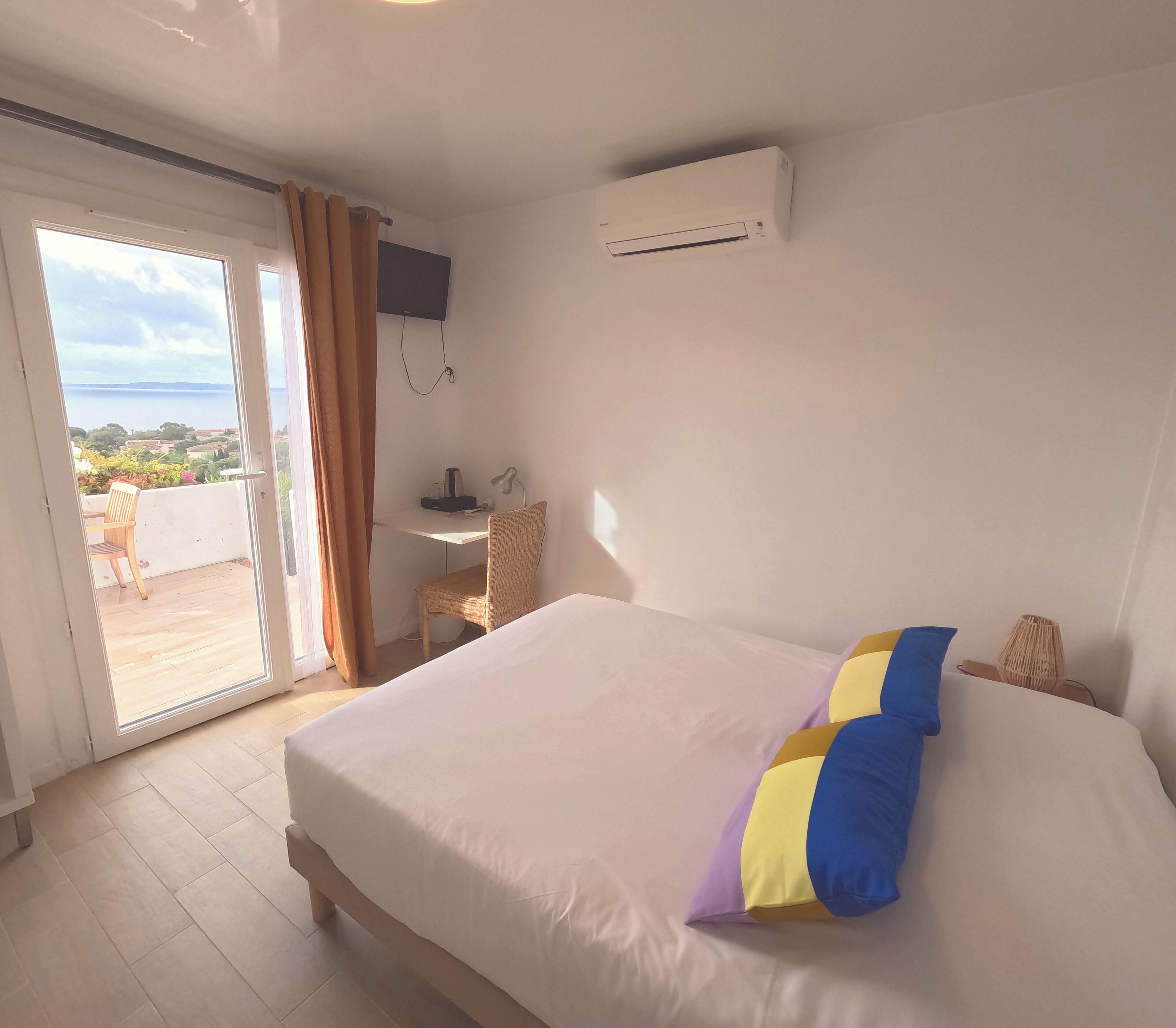 standard double room, sea view | 1 bedroom, premium bedding, select comfort beds, individually decorated