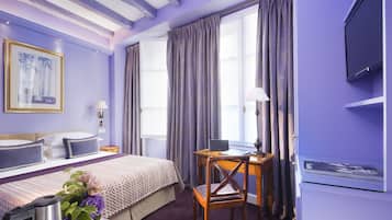 2 habitaciones, ropa de cama de alta calidad y minibar