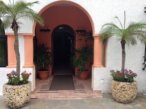 Entrada de l'allotjament