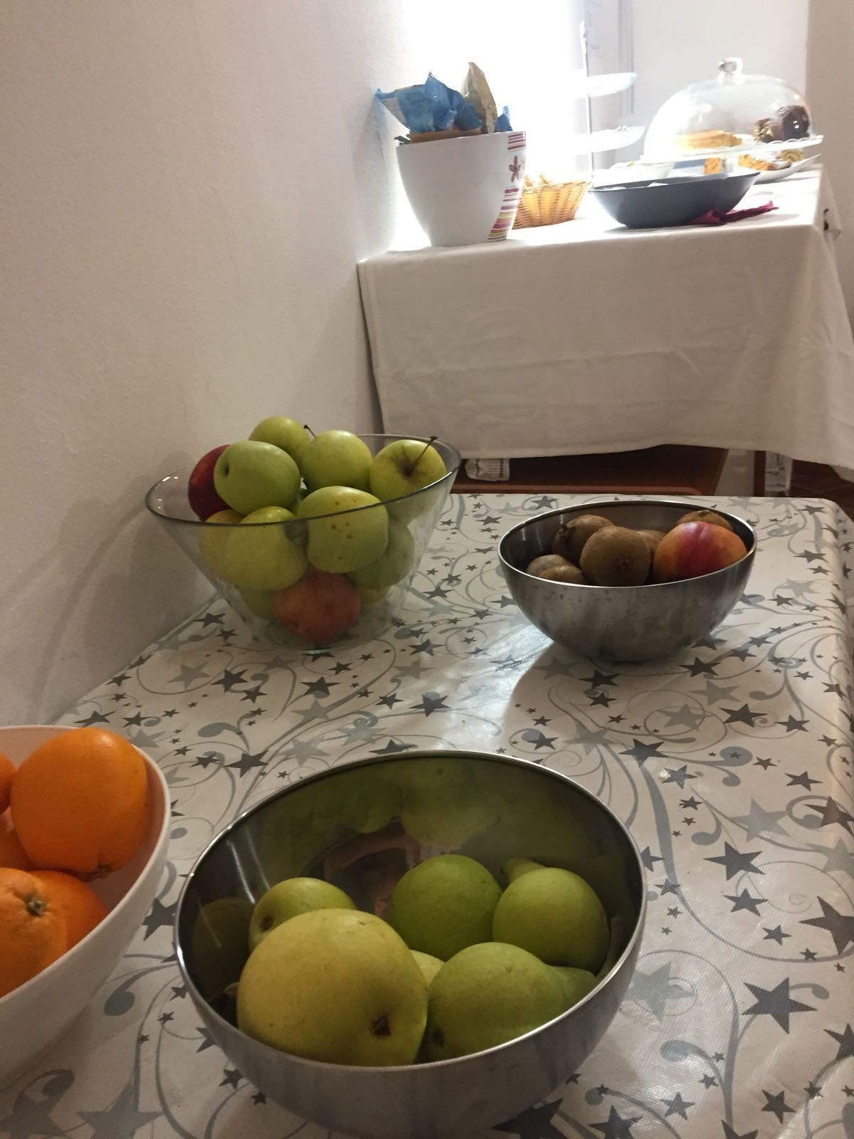 daily buffet breakfast (eur 5 per person)