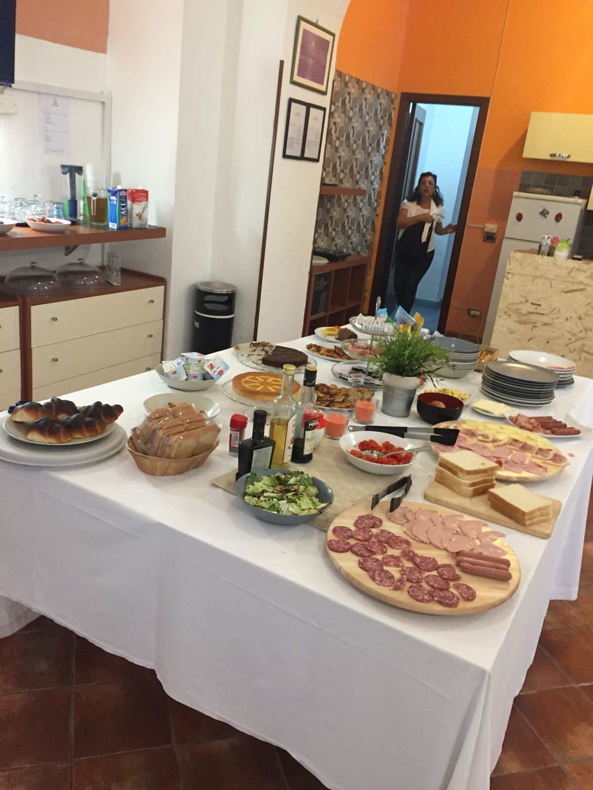 daily buffet breakfast (eur 5 per person)