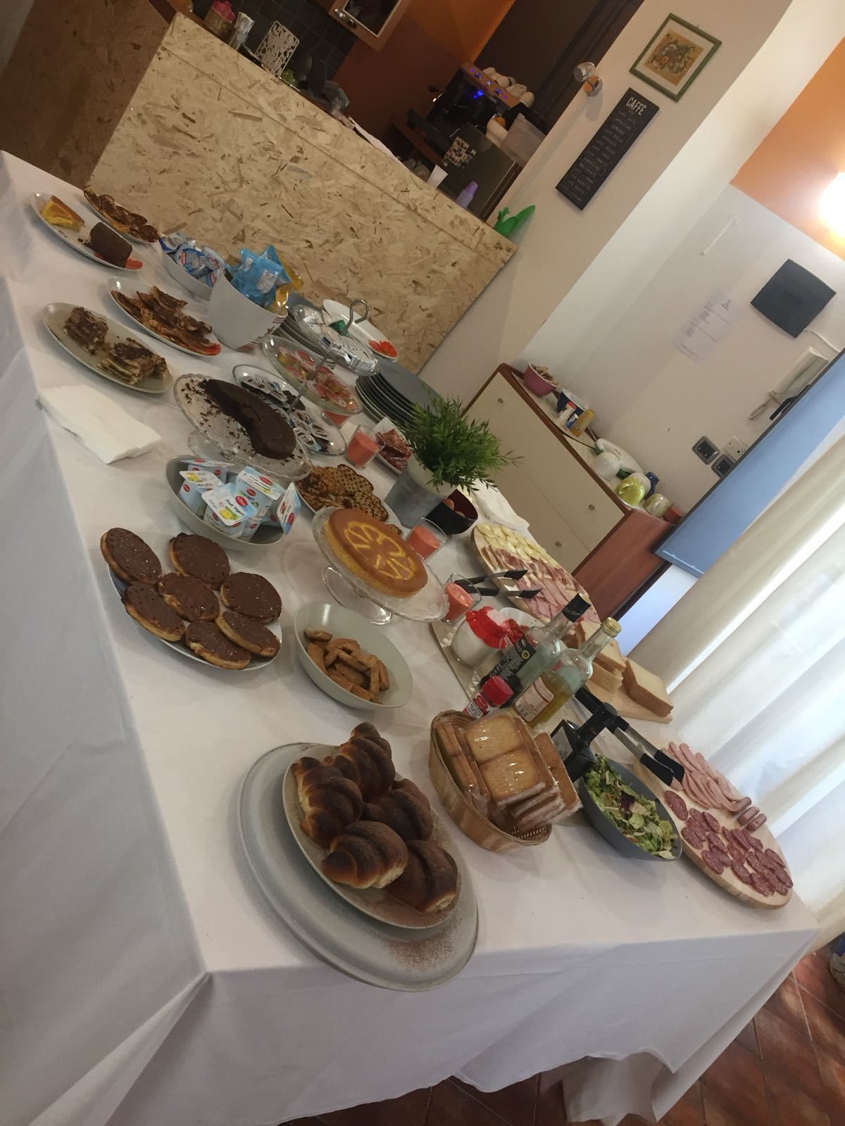 daily buffet breakfast (eur 5 per person)