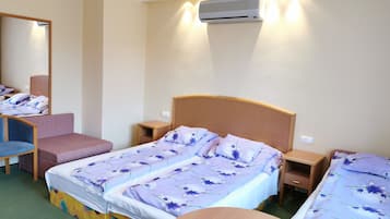 Deluxe Apartment, Balcony, Garden View (for 3 people with air conditioning) | Bar mini, dihias secara berasingan