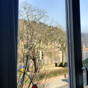 Classic Double room, 1 bedroom, river view, side building, stair access | View from room