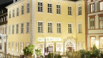 Front of property – evening/night