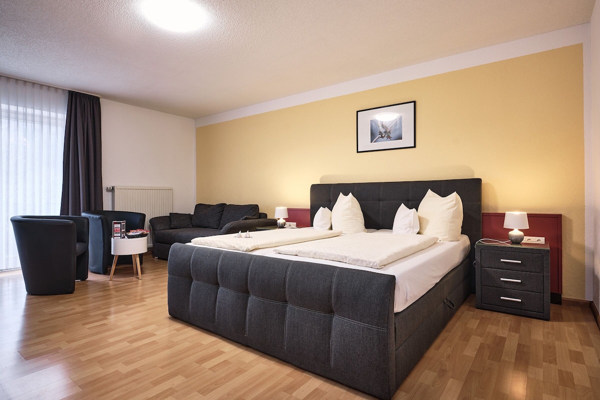 1 bedroom, desk, soundproofing, iron/ironing board