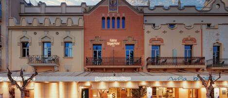 Overnatningsstedets facade