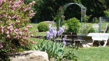 Appartement, 1 chambre (Fernblick) | Vue sur le jardin