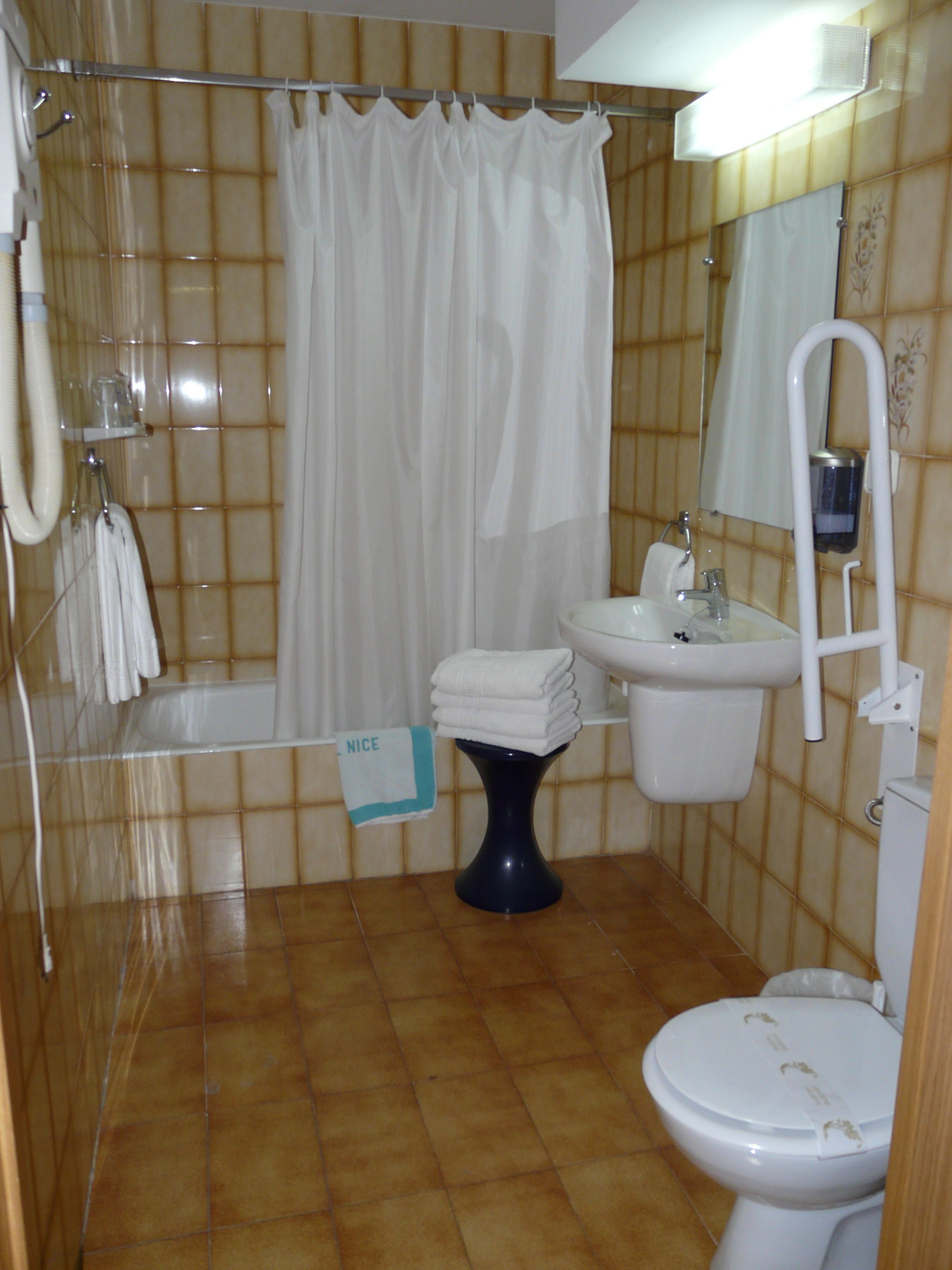 family room (standard) | bathroom | hair dryer, towels