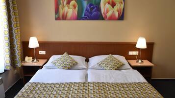 Desk, free cots/infant beds, rollaway beds, free WiFi