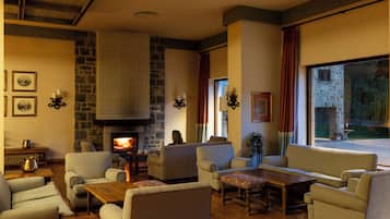 Sala de estar en el lobby