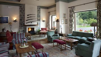 Sala de estar en el lobby