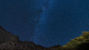 A starry night sky with a visible Milky Way.