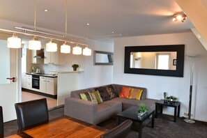 Apartment, 2 Bedrooms | Living area | Flat-screen TV - De Magneet (Hoorn)