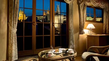 Prague Castle View Suite | In-room safe, iron/ironing board, free WiFi, bed sheets