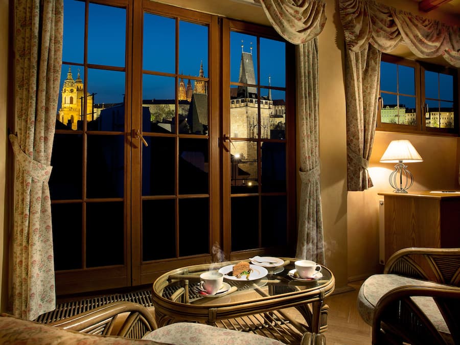 Prague Castle View Suite | In-room safe, iron/ironing board, free WiFi, bed sheets