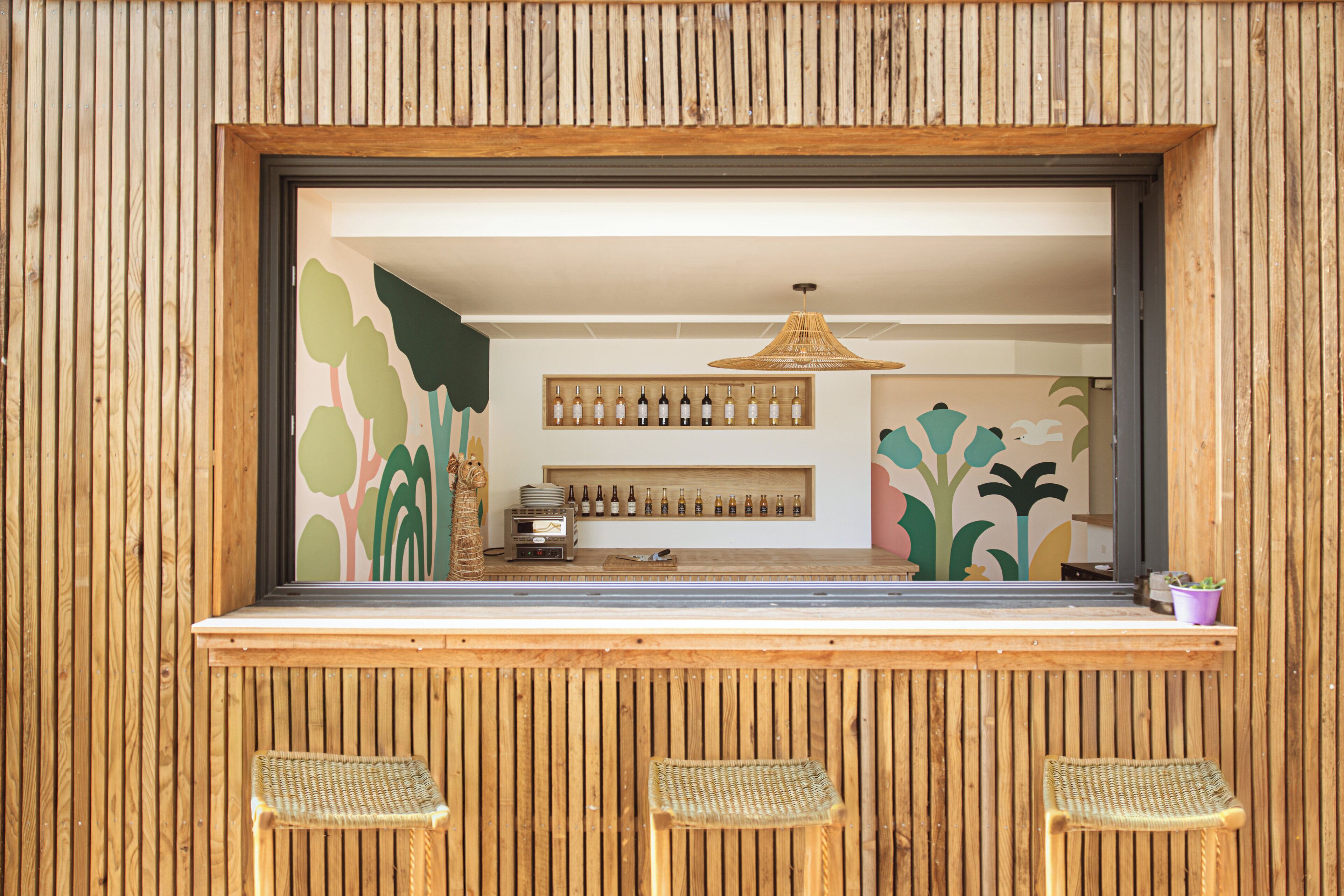 Facciata della struttura