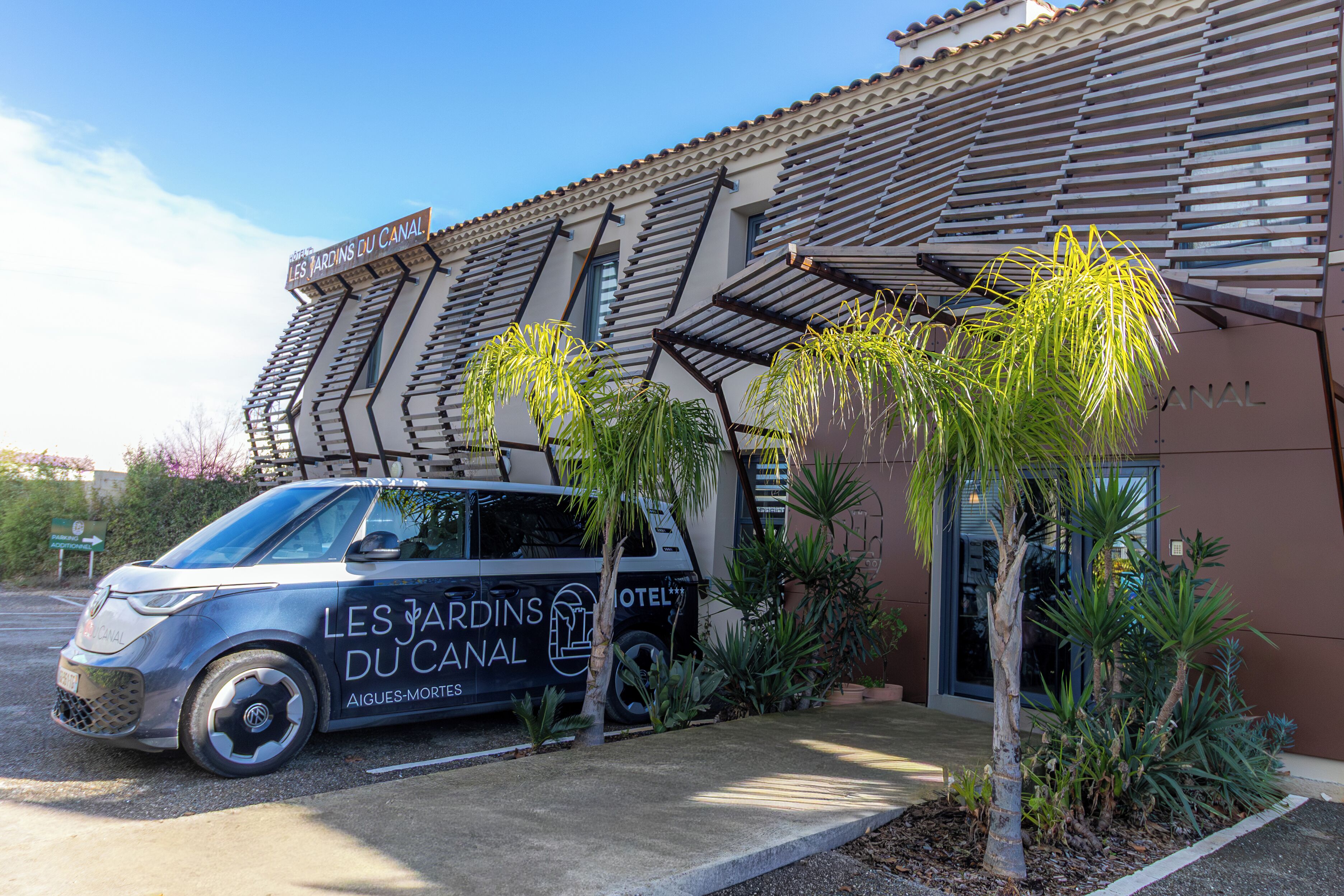 Façade de l’hébergement