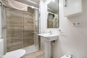 Hair dryer, bidet, towels - Hotel San Miguel (Córdoba)