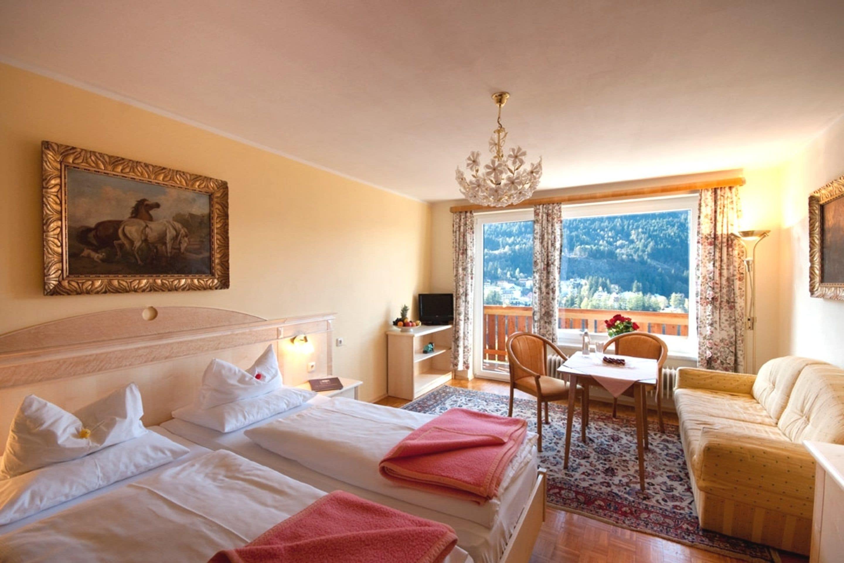 Panoramic-Doppelzimmer, Balkon, Talblick