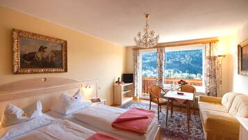 Panoramic-Doppelzimmer, Balkon, Talblick