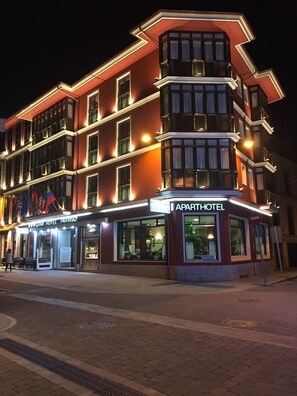 Front of property – evening/night