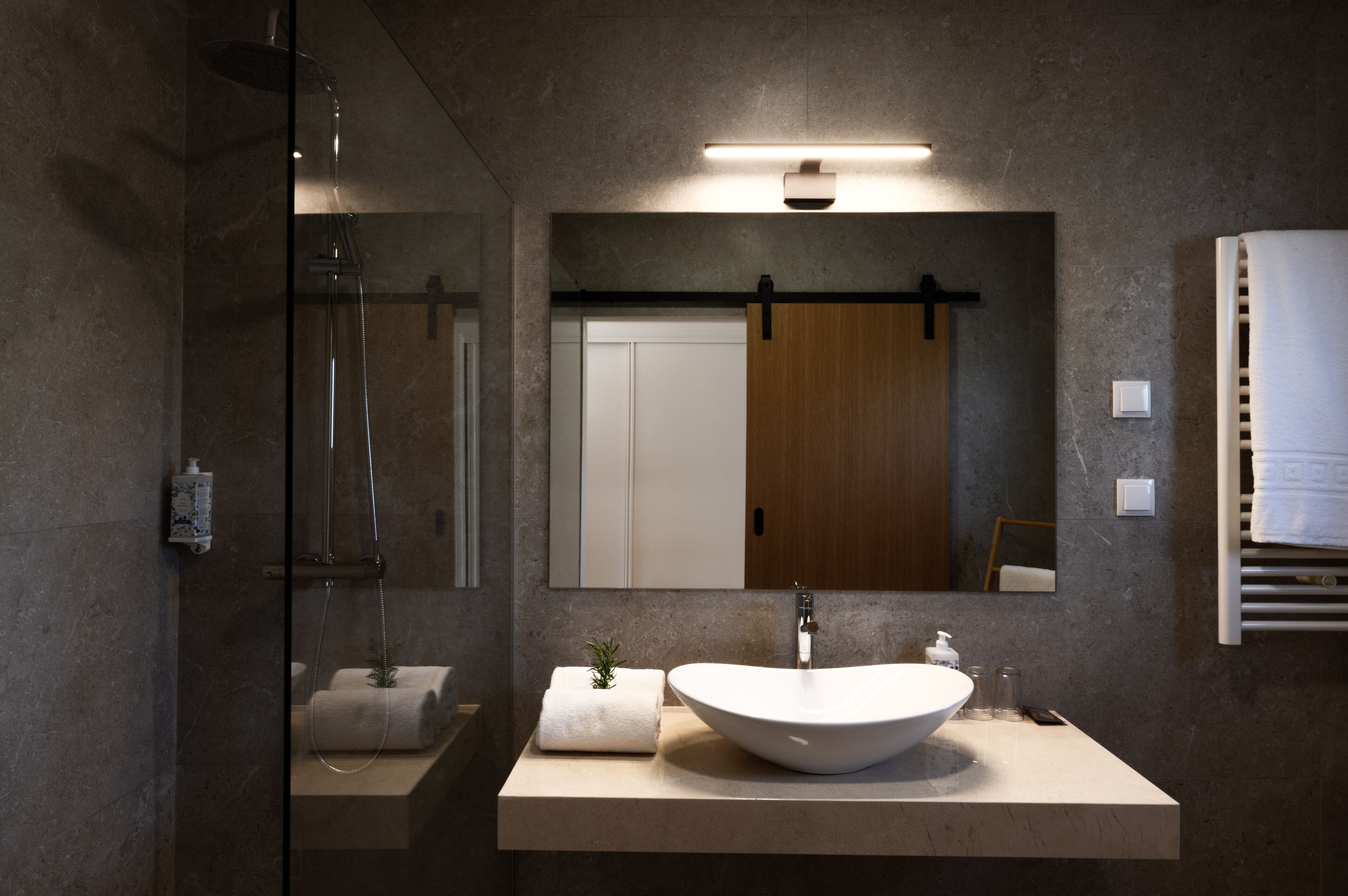 double or twin room | bathroom | free toiletries, hair dryer, towels