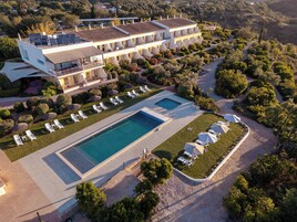 A szálláshely homlokzata