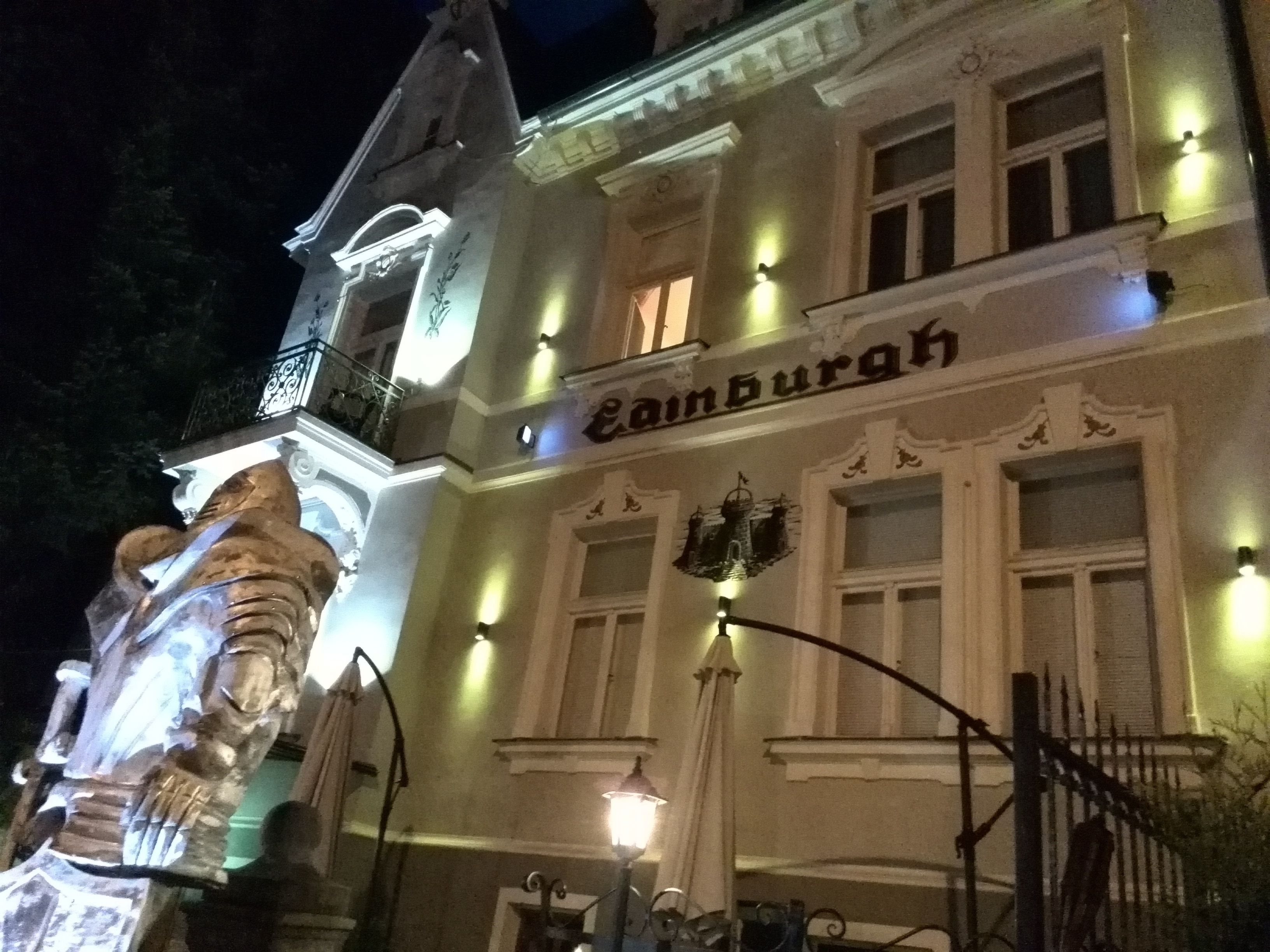 front of property – evening/night