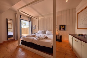 Superior Double Room, Terrace, Garden View | In-room safe, desk, free WiFi, bed sheets