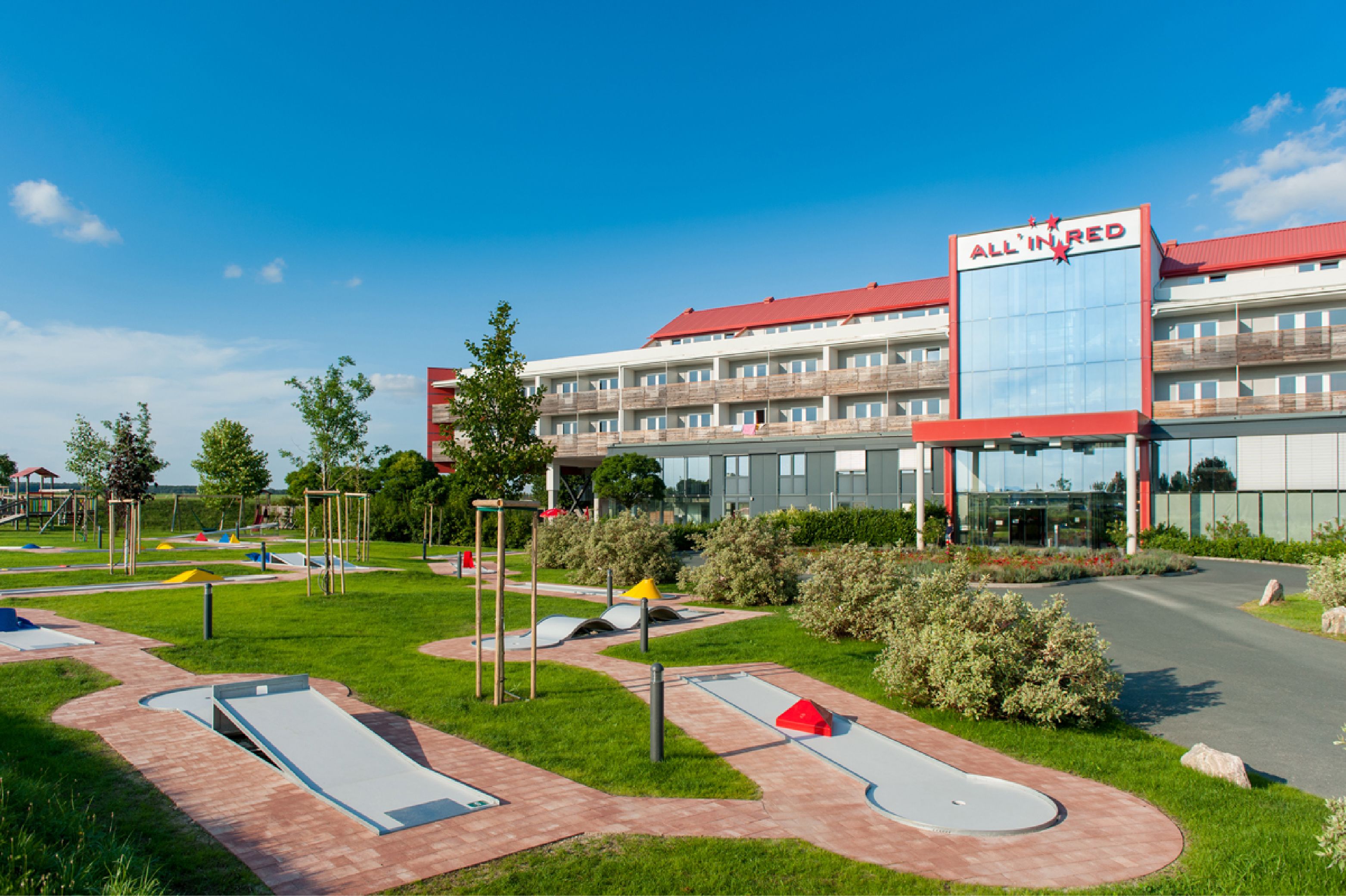 Fassade der Unterkunft