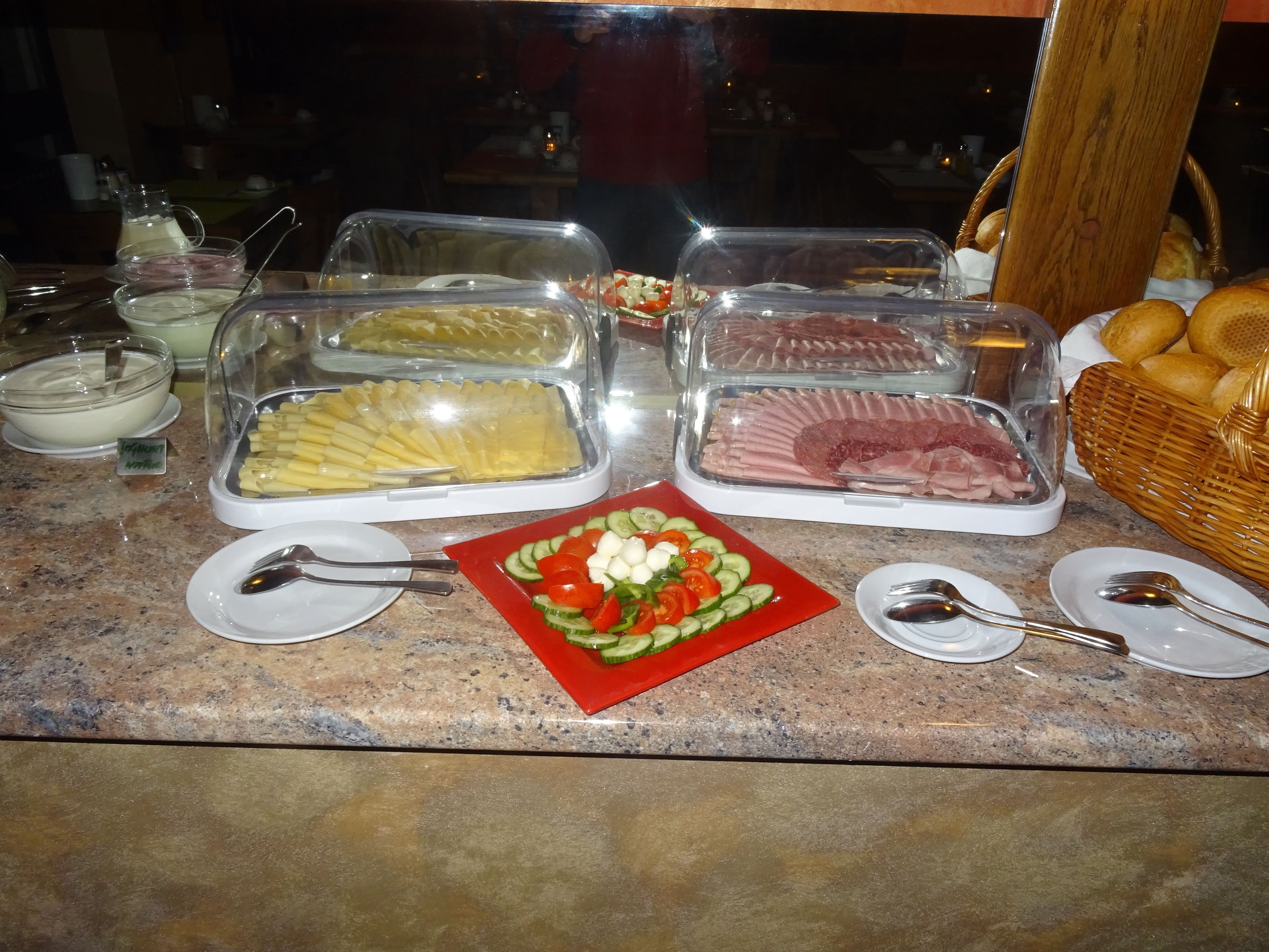 daily buffet breakfast (eur 12.00 per person)