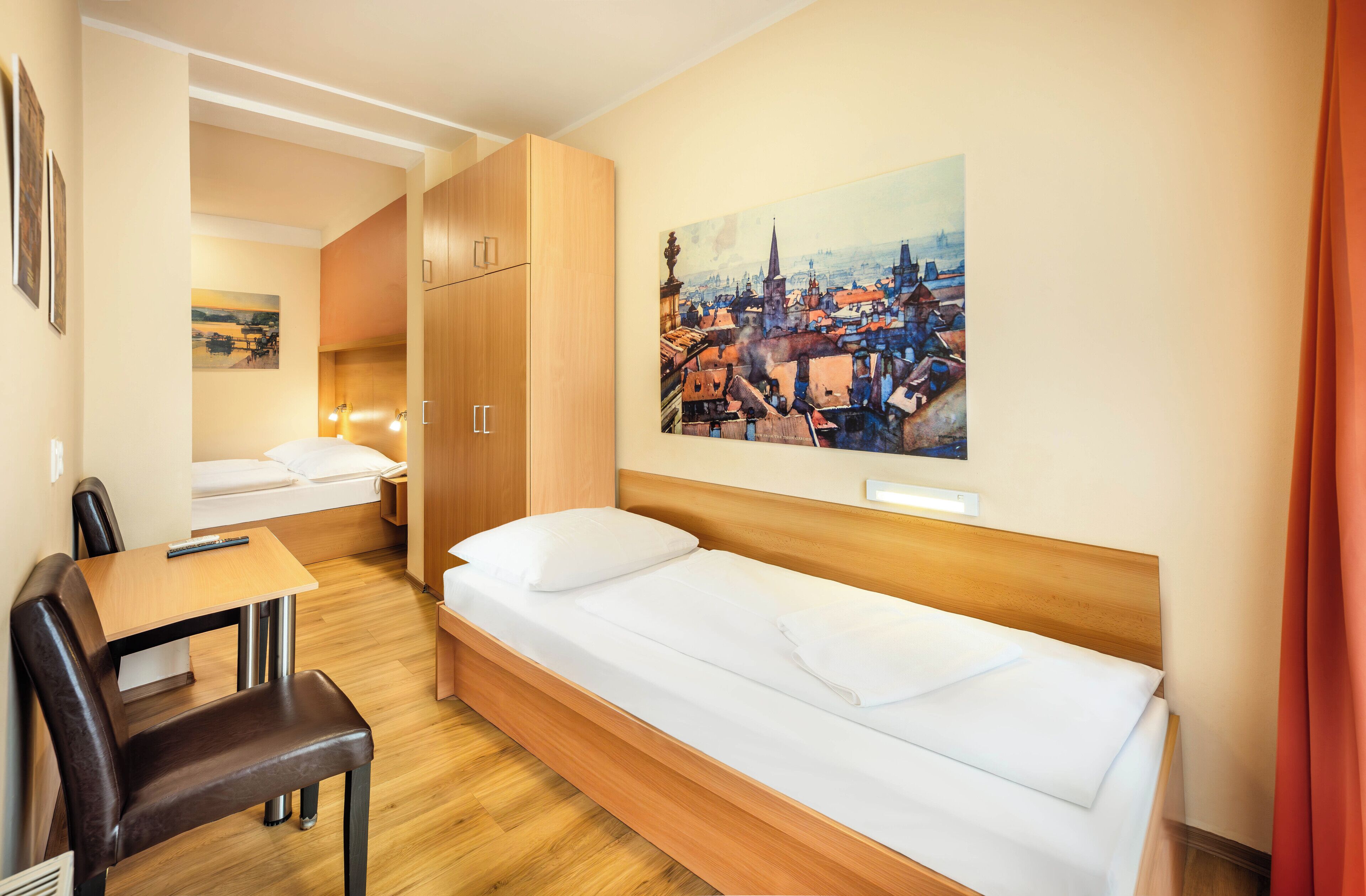 triple room | in-room safe, desk, blackout curtains, iron/ironing board