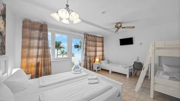 Zimmer x 5 pax | Individuell dekoriert, individuell eingerichtet, WLAN, Bettwäsche