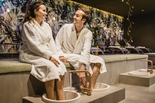 Salas de tratamiento para parejas, un sauna, baño turco, masajes