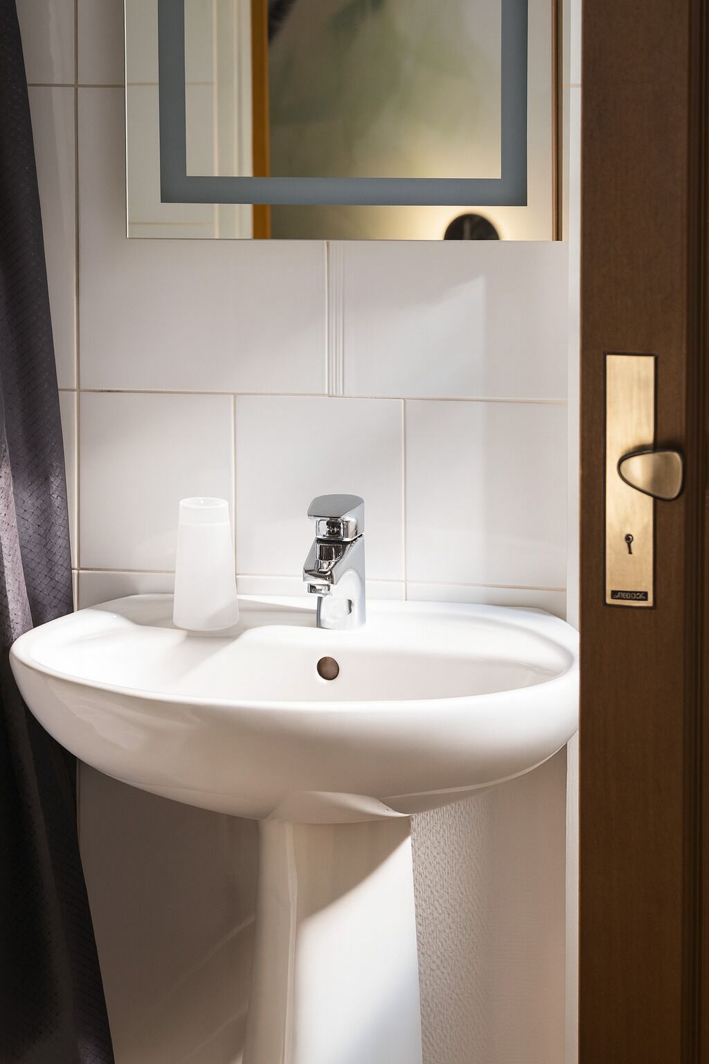 free toiletries, hair dryer, towels