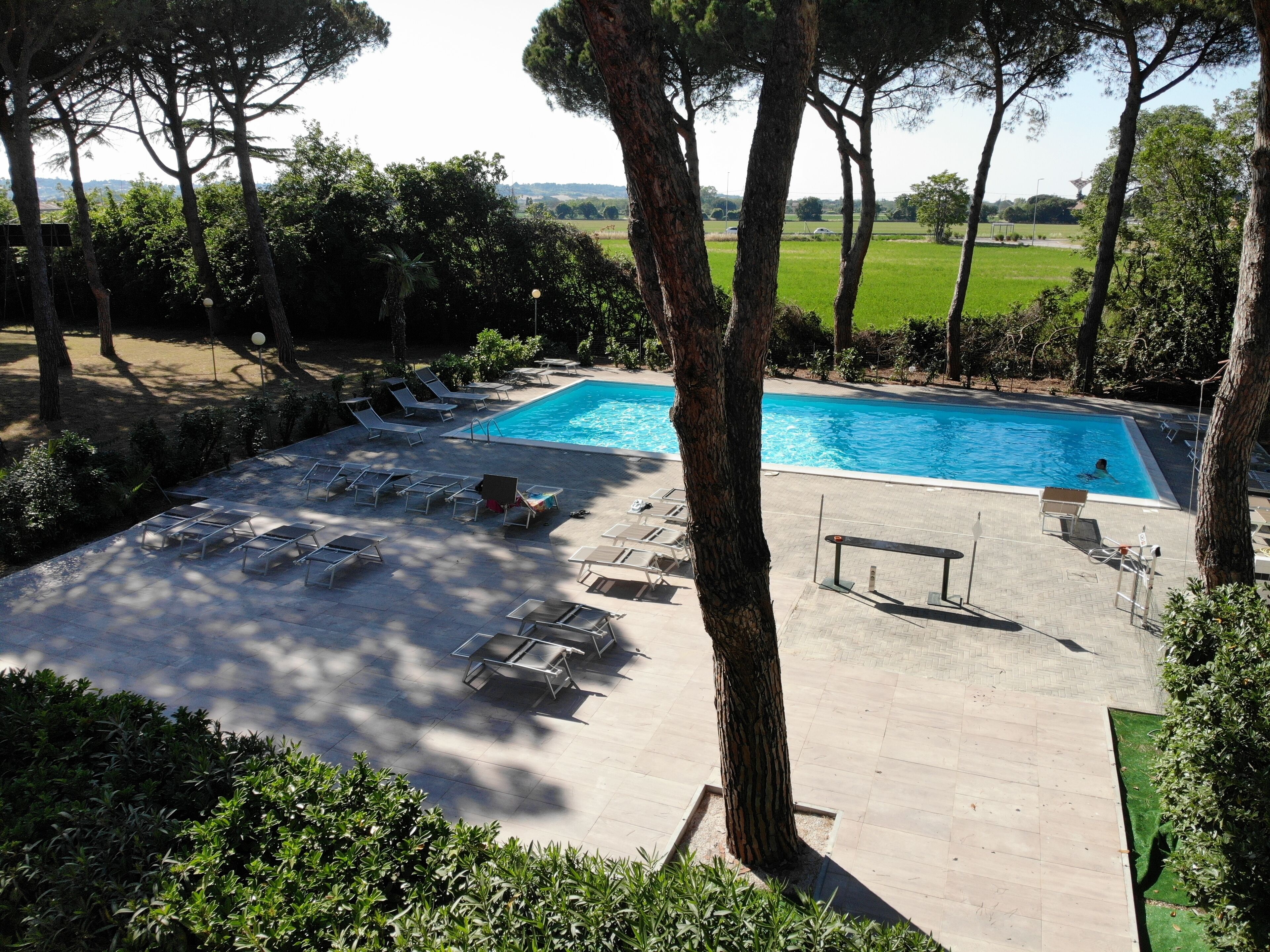 Seasonal outdoor pool