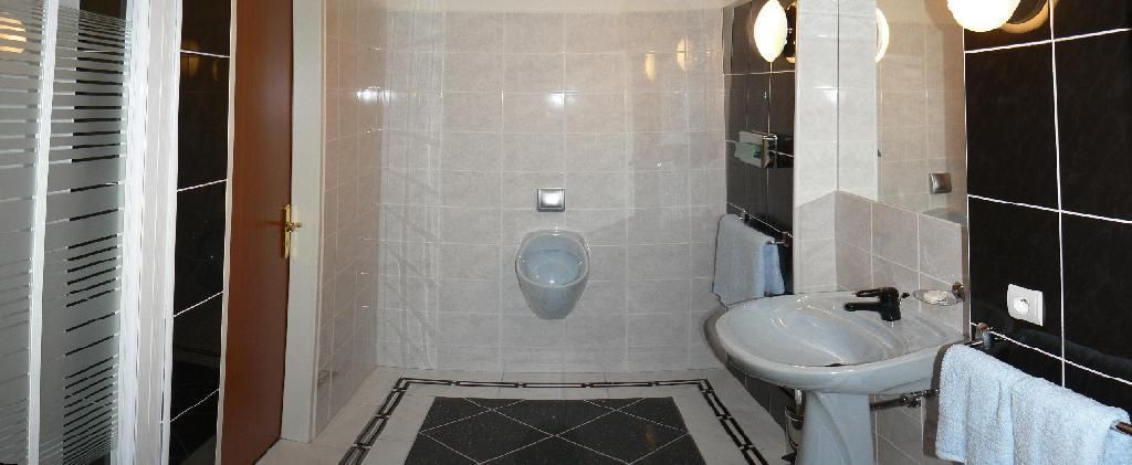 shower, free toiletries, hair dryer