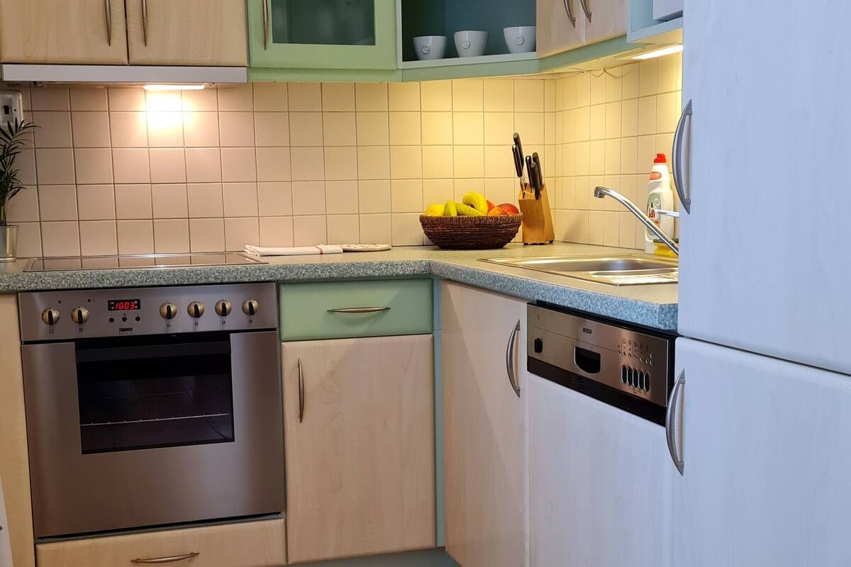 grand apartment, 1 bedroom, kitchen | private kitchen | coffee/tea maker, electric kettle