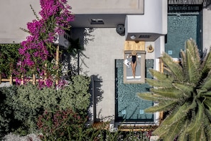 Honeymoon Suite with private plunge pool | View from room