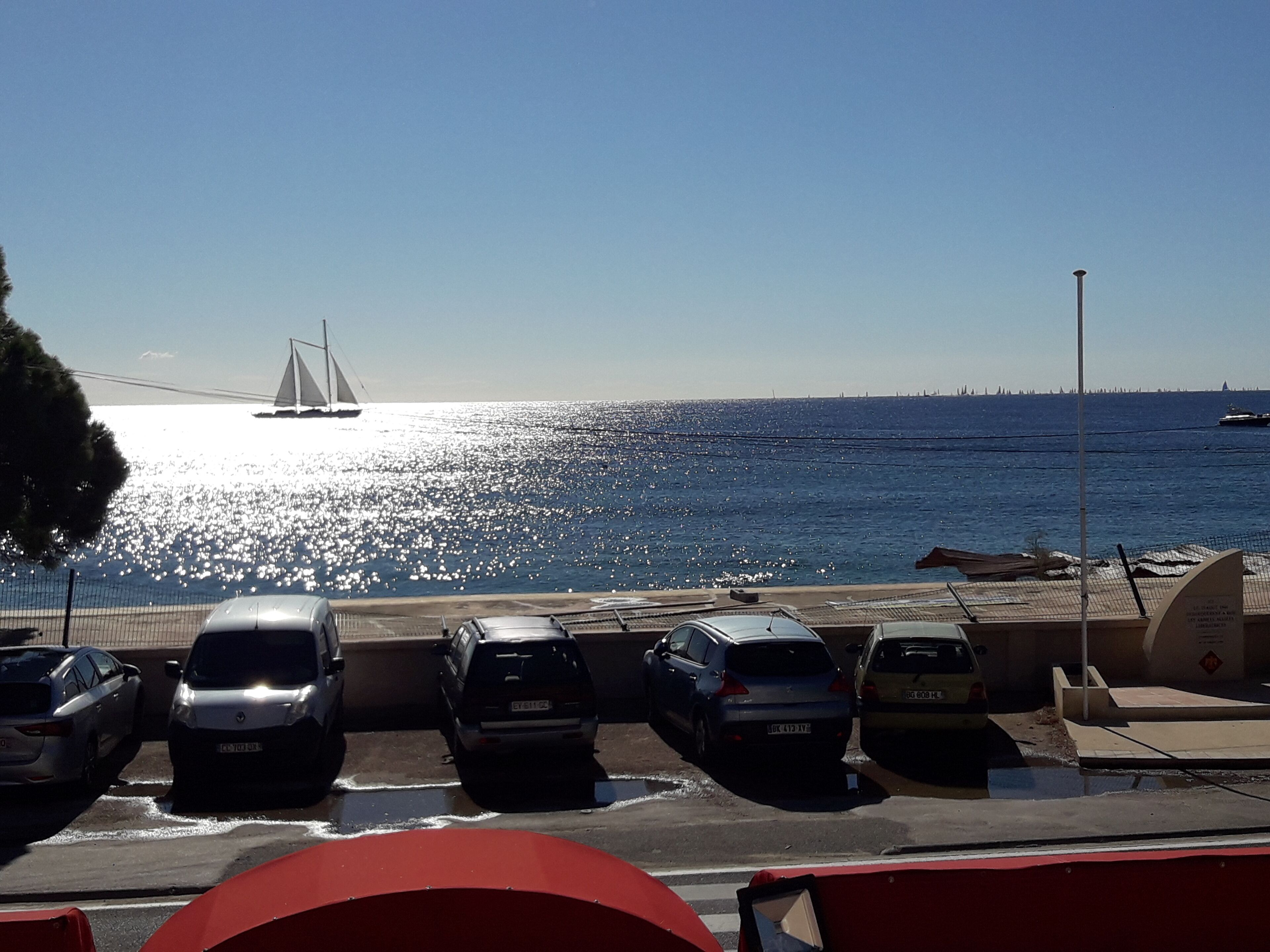 double room, 1 queen bed, sea view | view from room