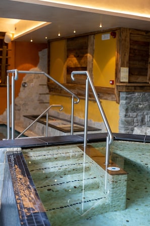 Sauna, hot tub, body treatments, deep-tissue massages, sports massages