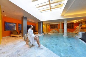 Sauna, hot tub, body treatments, deep-tissue massages, sports massages