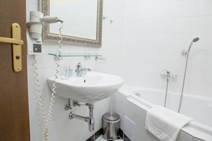 Free toiletries, hair dryer, towels
