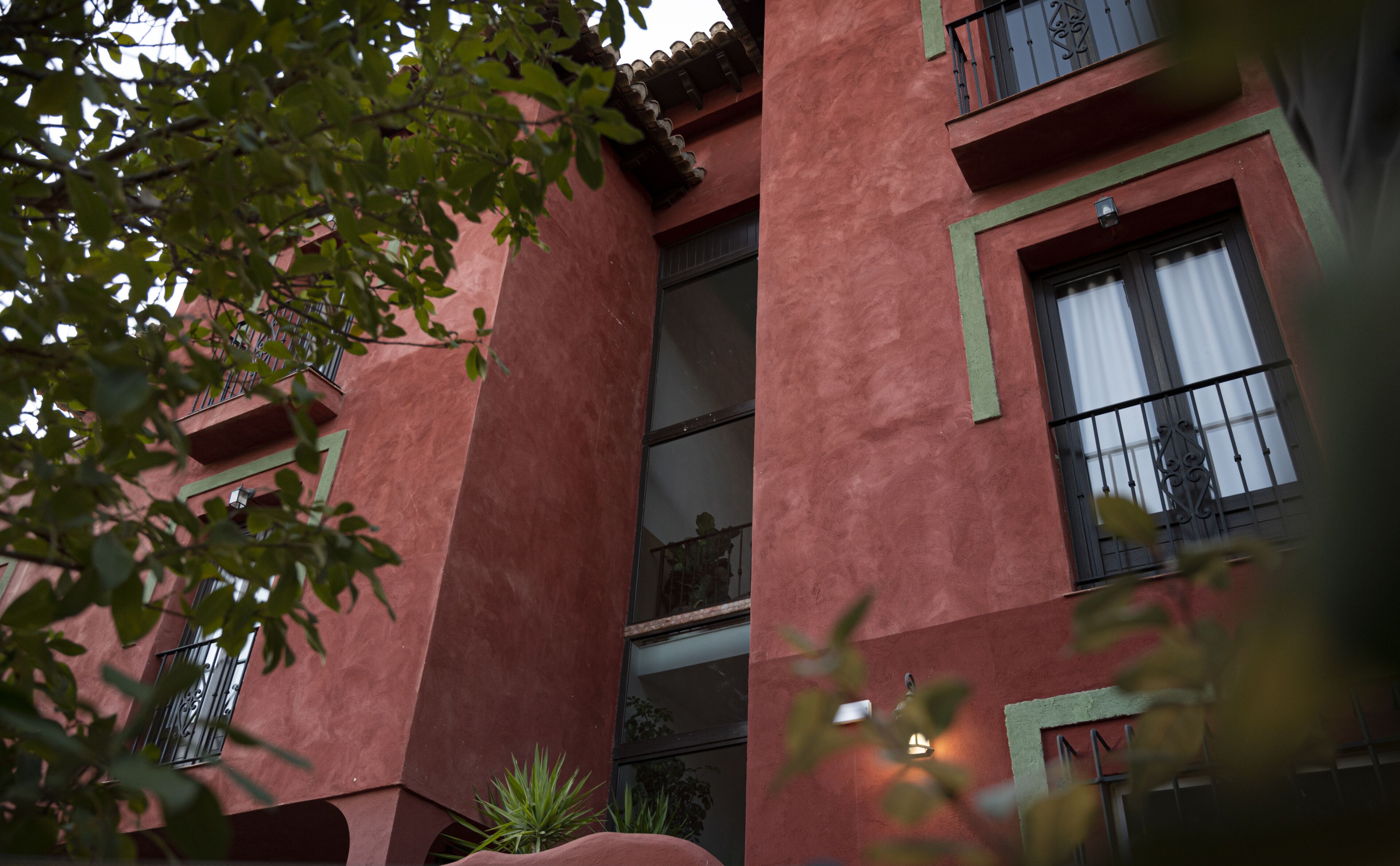 Façade de l’hébergement