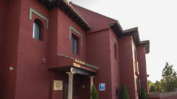 Voorkant van accommodatie