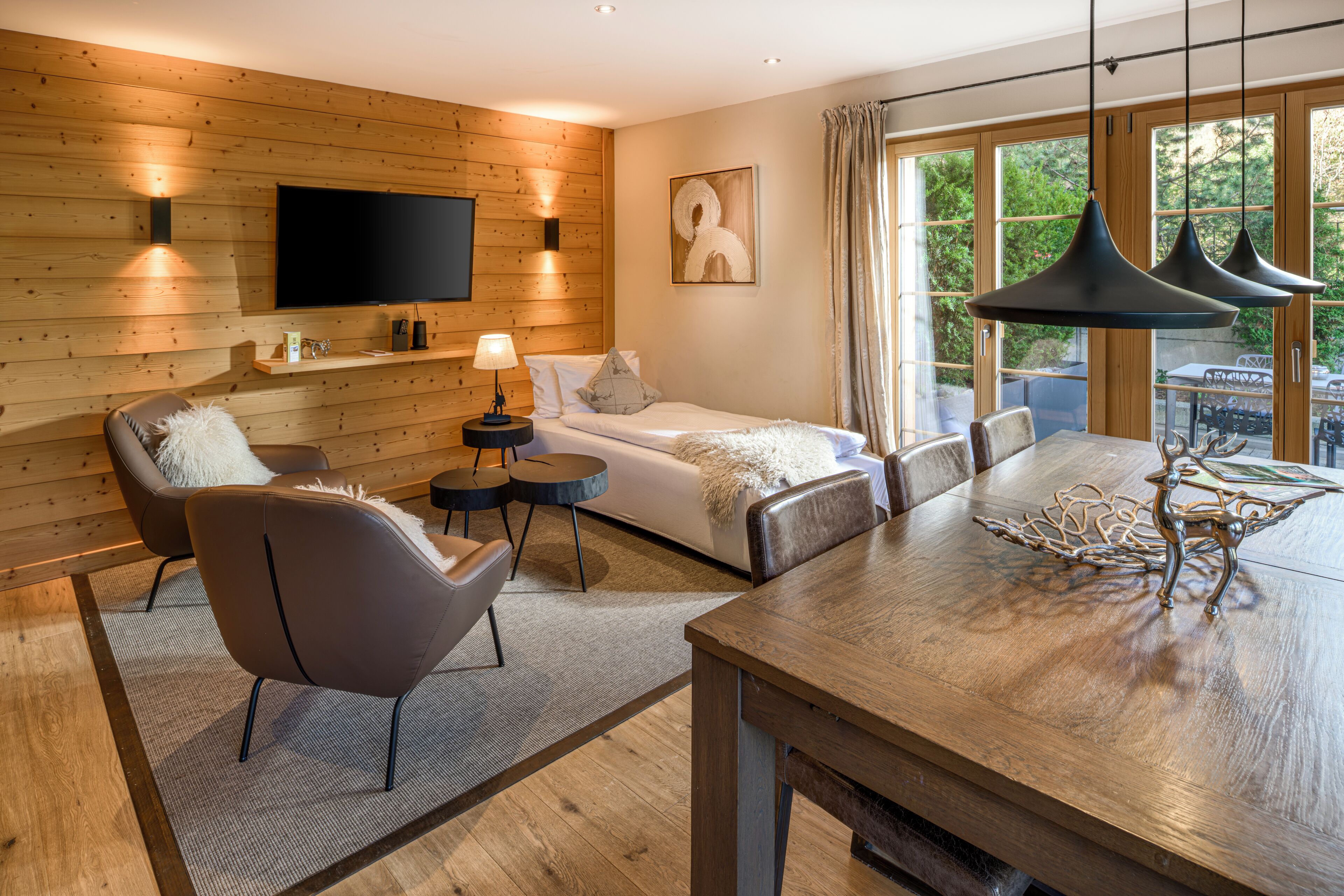 Suite (Part-View) | Premium bedding, pillow-top beds, minibar, in-room safe